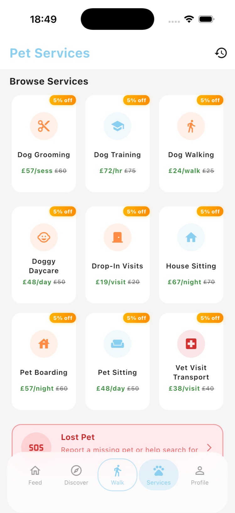 Go Rocco pet services marketplace with grooming, training, and daycare